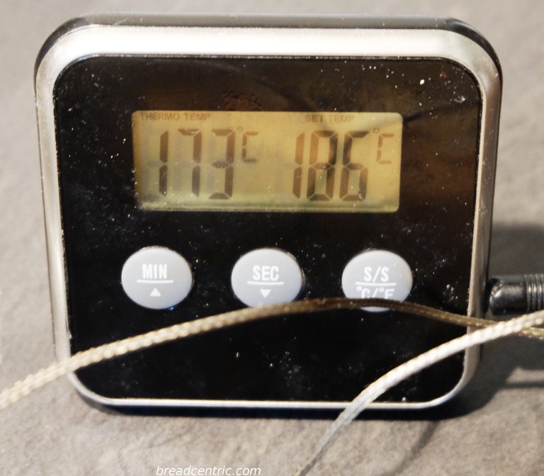 Używam prostego, elektronicznego termometru z sondą