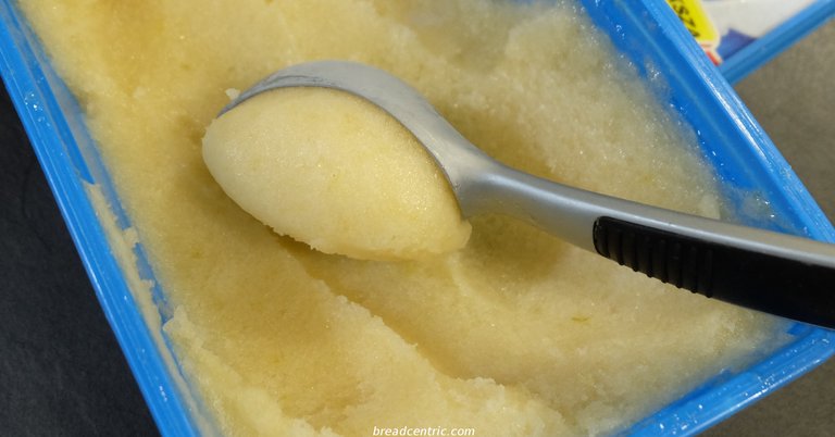 Sorbet z jabłek i cydru