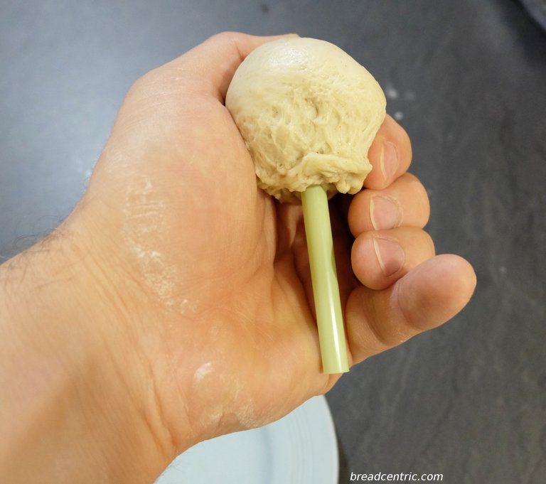 Przygotowanie glutenu do nadmuchania