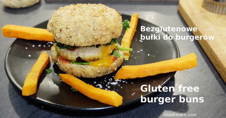 Bezglutenowe bułki burgerowe