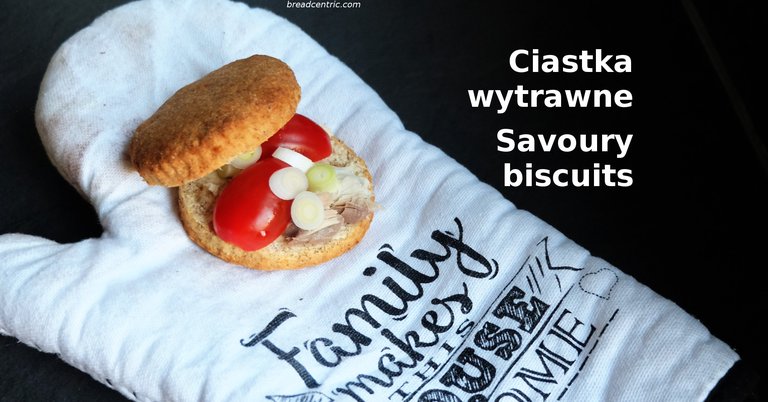 Ciastka wytrawne z zakwasem