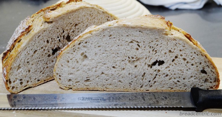 Chleb śląski na zakwasie - miękisz