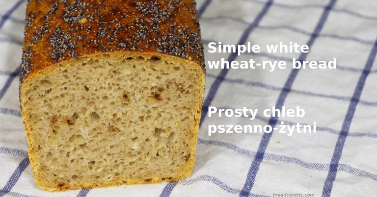 Biały chleb pszenno-żytni
